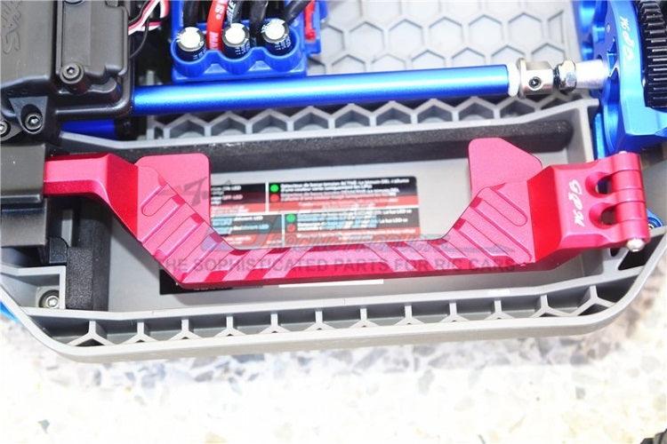 Gpm Racing RUS40126-B Aluminum Battery Hold-down Blue Traxxas 1/10