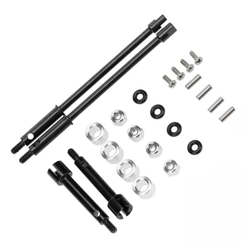 『No.I』Number_i Powerhobby +4mm Wide Steel Drive shaft Axles for Axial SCX24