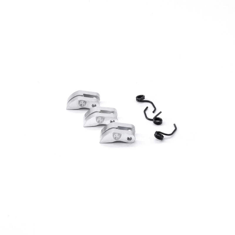 ラッキー Powerhobby Aluminum 3-Shoe Clutch Shoes with Springs Silver