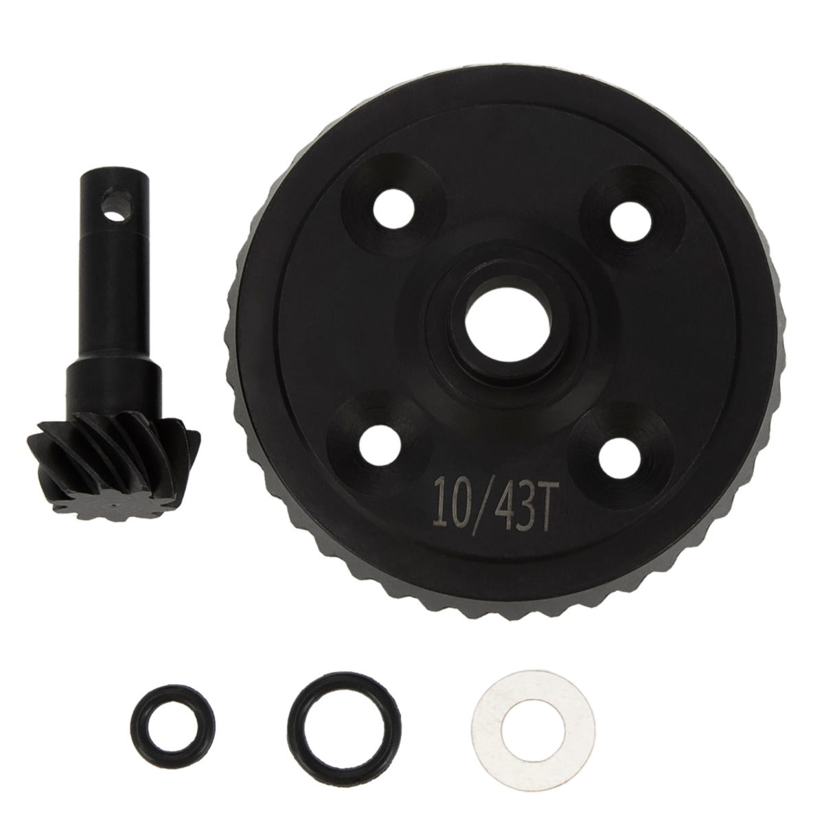 Powerhobby Steel Diff Bevel Gear 43T & Pinion Gear 10T Black