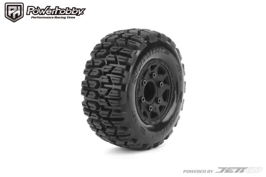 yuu Powerhobby Slayer SC Belted Tires (2) with Removable Hex