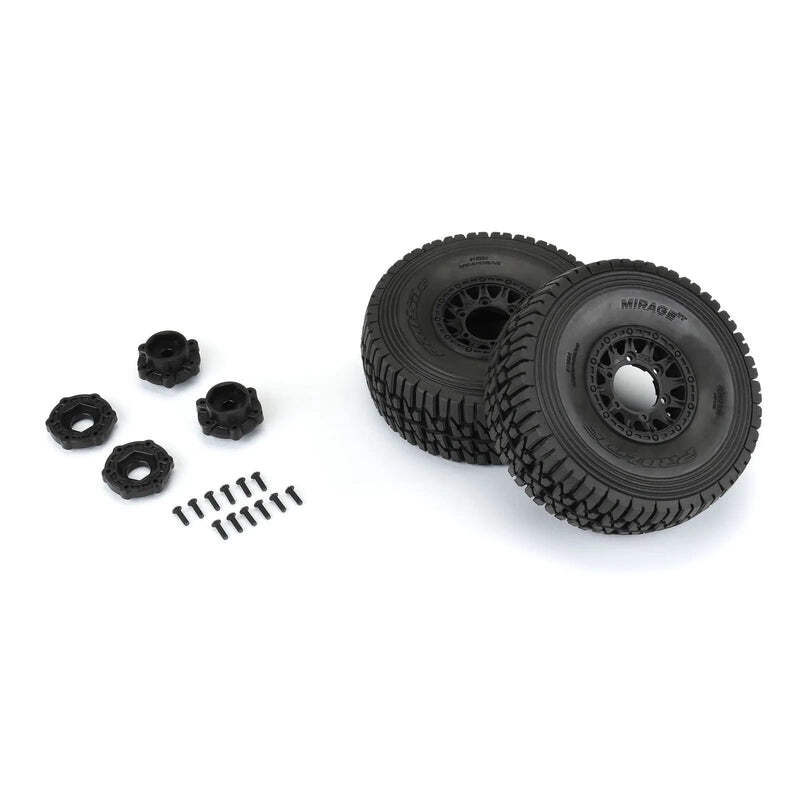 koyat Proline 1022-410 1/7 Mirage TT BELTED F/R Tires MTD 17mm Blk