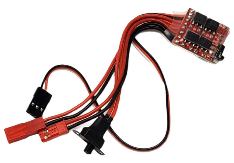 C51MicroAce【♯024】 Powerhobby 30A Micro Brushed ESC for Winch Control / 1/24