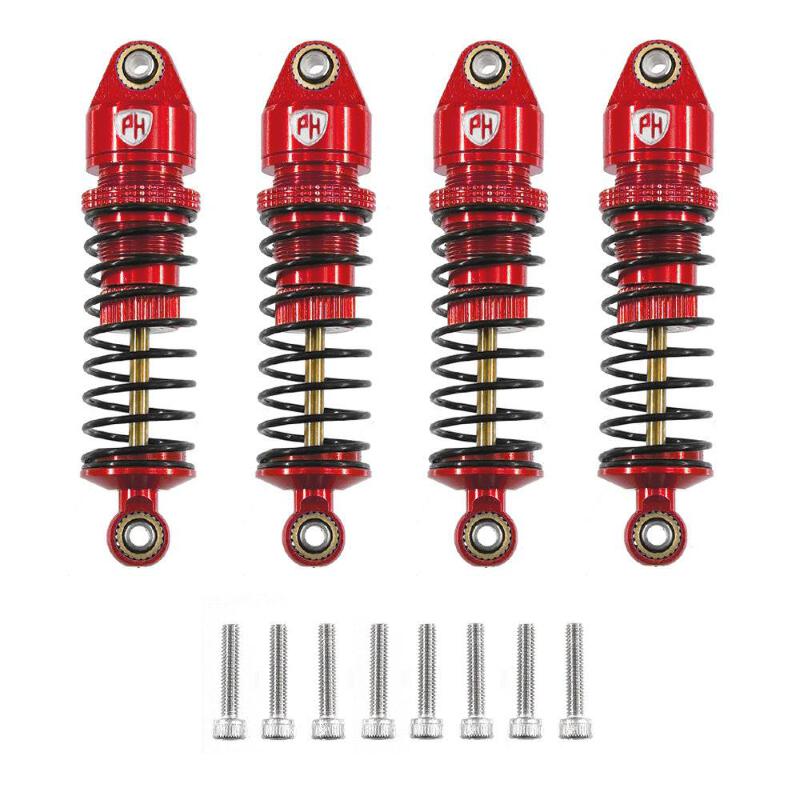 Powerhobby Aluminum Front & Rear Shocks (4) Arrma Grom Red | eBay