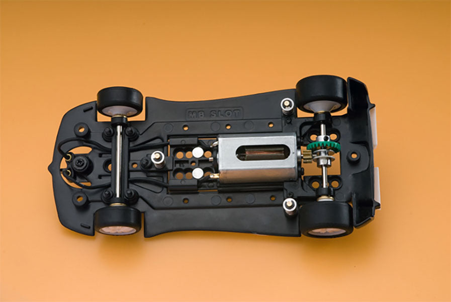 MB Slot Pagani Zonda F2005 White Unpainted Kit 1/32 Slot Car for