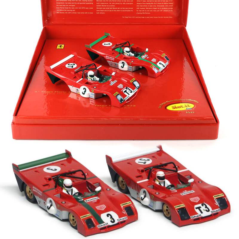 Slot.it KW01 Ferrari 312PB 1972 Targa Florio Winners SET 312 1/32