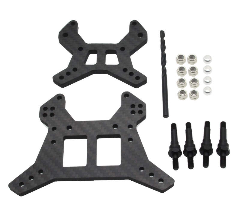 Powerhobby Front & Rear Shock Mount Set w shock pillar Arrma