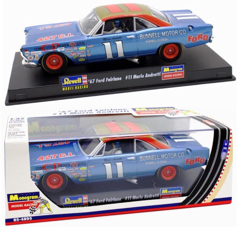 Revell Monogram 1967 Ford Fairlane Mario Andretti Daytona Nascar 1