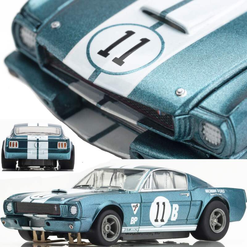 正規品 AFX 1965 Shelby Mustang GT350R Mark Donohue HO Slot Car スノーボード