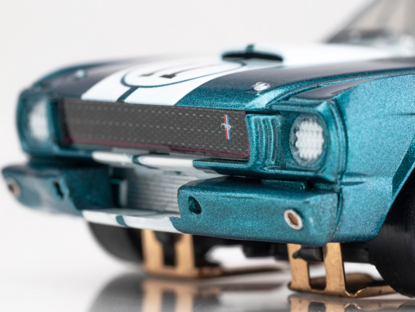 AFX 1965 Shelby Mustang GT350R Mark Donohue HO Slot Car