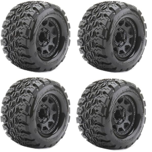 Vgoohobby 4.48" OD 1.9 RC Crawler Tires With Foam Inserts - 4 Pack For Axial SCX10, TRX-4, 1/10 Scale