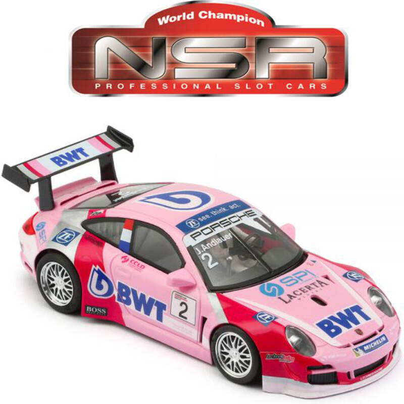 NSR Porsche 997 #2 Super Cup BWT 1/32 Slot Car 0188SW for