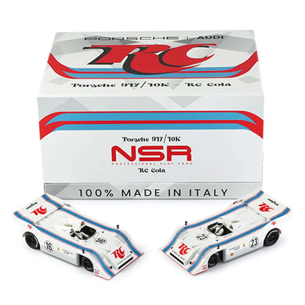 NSR Porsche 917/10K RC Cola 1973 Winner Twin Pack SET15 1/32 Slot