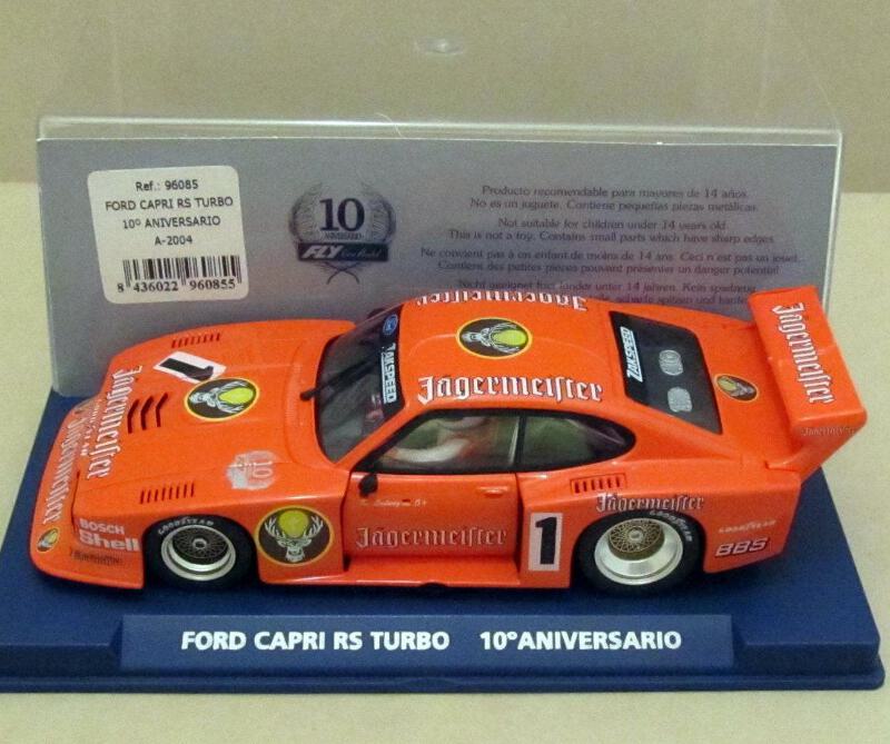 ミニカー FORD CAPRI RS TURBO 10th ANIVERSARIO Fly 96085 Ford Capri RS Turbo JAGERMEISTER 10th Anniversary 1/32