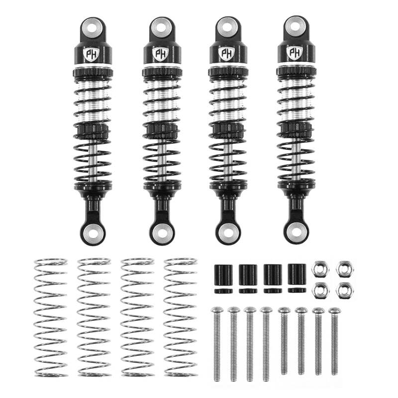 ®️ Powerhobby 53mm Threaded Oil Shocks (4) 1/18 Redcat Ascent