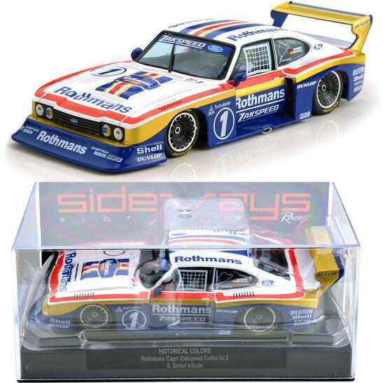 Racer Sideways Ford Capri Zakspeed Gr5 Rothmans 1/32 Slot Car