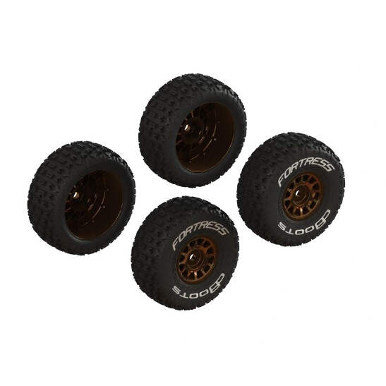 ARRMA dBoots 'FORTRESS' Glued Tire Set, Bronze (2 Pairs) ARRMA dBoots 'FORTRESS' Glued Tire Set, Bronze (2 Pairs)