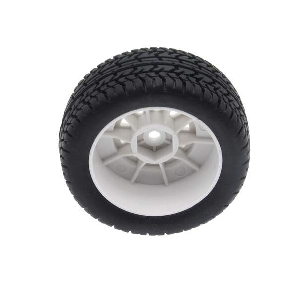 Mounte Tires / Wheels (4) Arrma Granite White | eBay