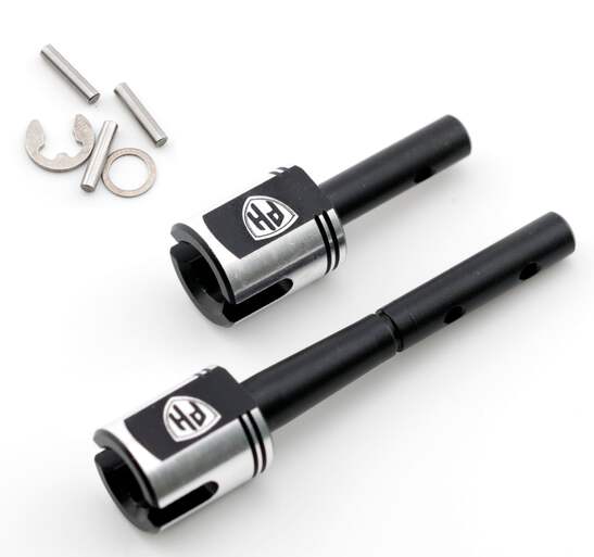 Powerhobby Aluminum Main Drive Shaft Joint Black Kyosho 1/10