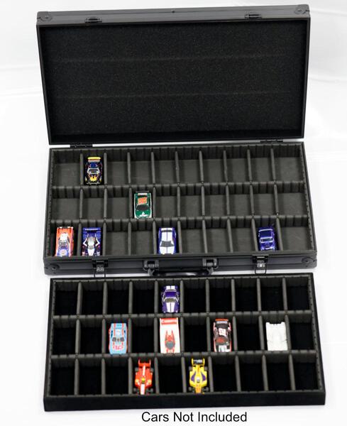 HO Slot Car Aluminum Carrying Case For AFX Auto World Tyco Aurora