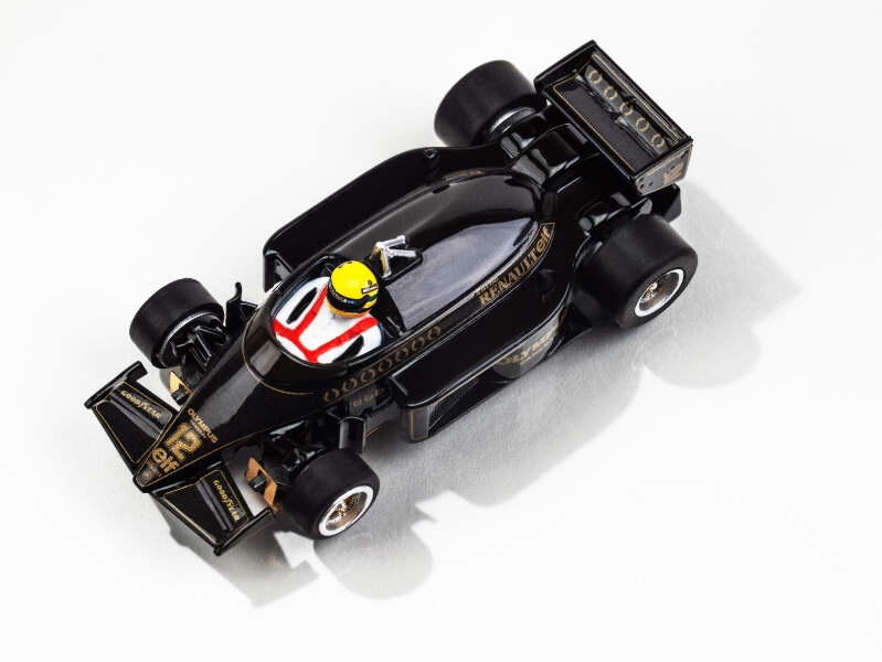 AFX 22113 Ayrton Senna Lotus 97T 1985 Black HO Slot Car