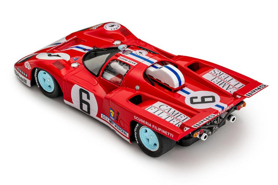 AFX Ferrari 512M ☆カスタムペイントルマン仕様☆HOスロットカー Slot.it Ferrari 512M #6 24h Le Mans 1971 1/32 Slot Car SICA51D