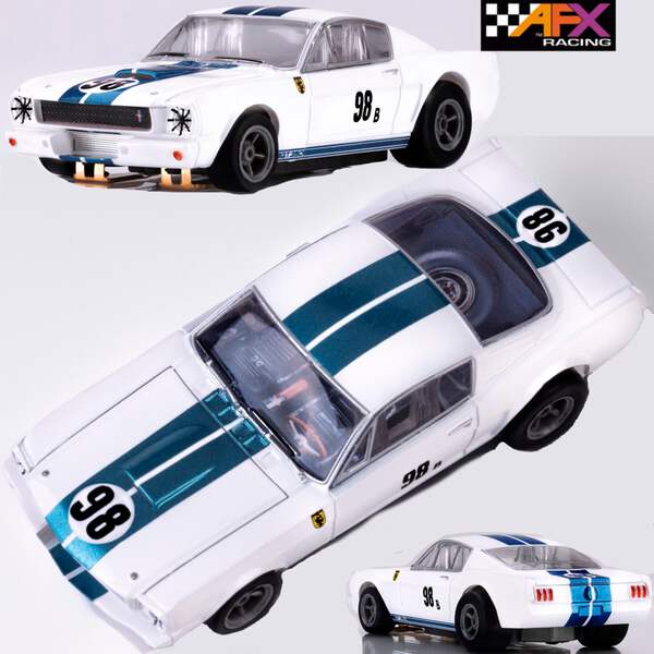 AFX 22125 1965 Shelby Ford Mustang GT350R Ken Miles HO Slot Car