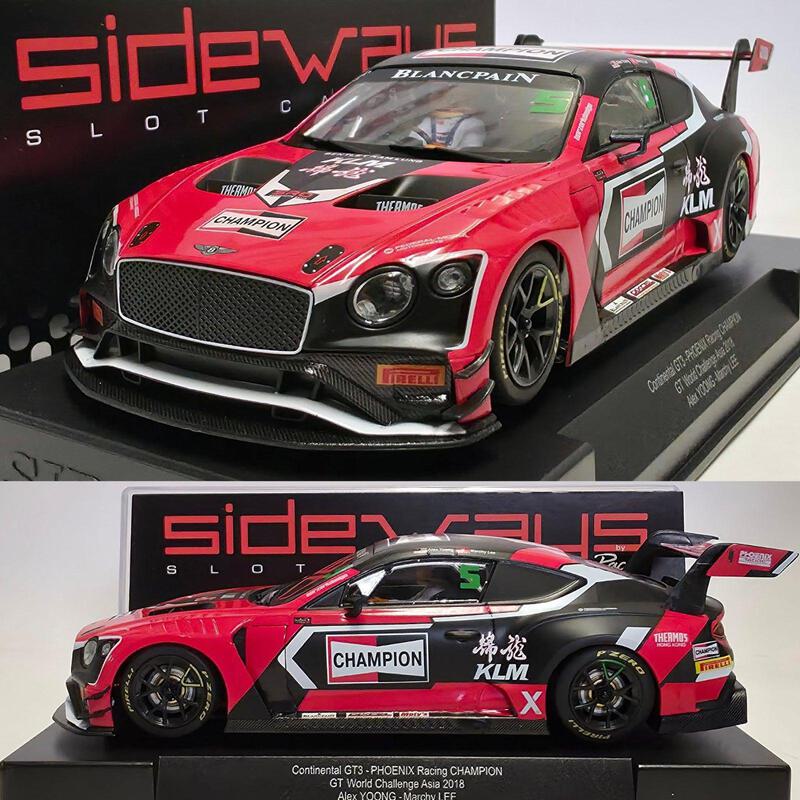 Scalextric 60 Years LE Bentley Continental GT3 DPR W Lights 1/32 Slot