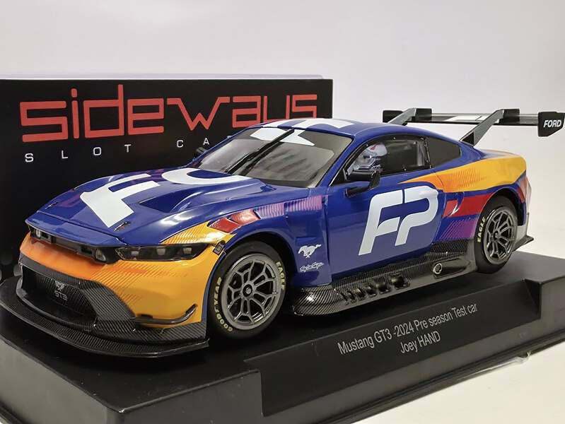Sideways Ford Mustang GT3 2024 Test Car 1/32 Slot Car SWCAR10A
