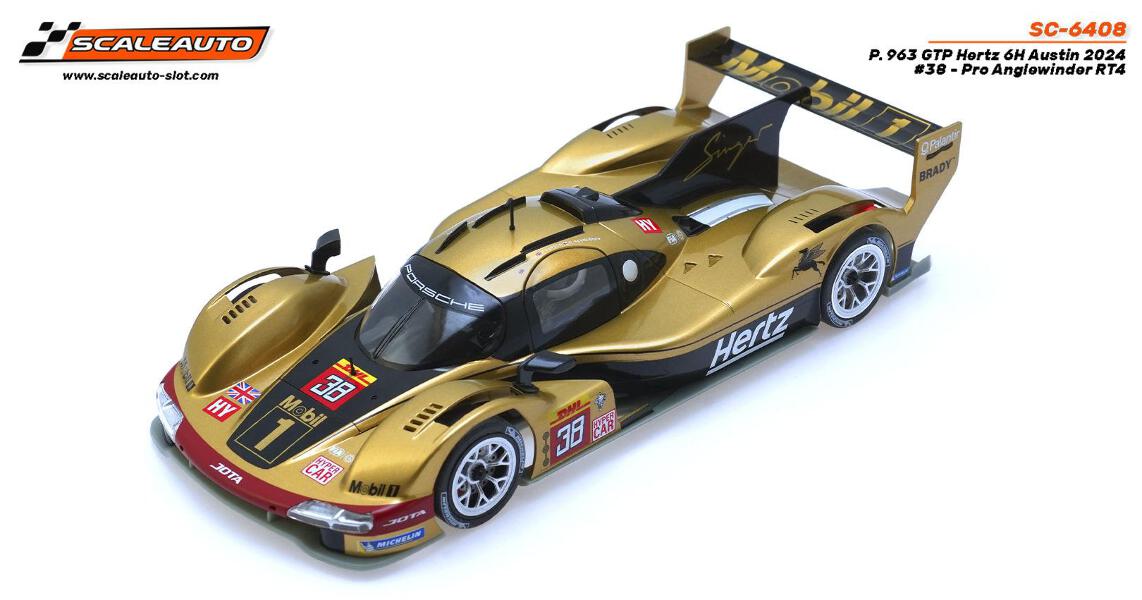 Scaleauto Porsche 963 GTP Hypercar Hertz 6h Austin 2024 1/32 Slot