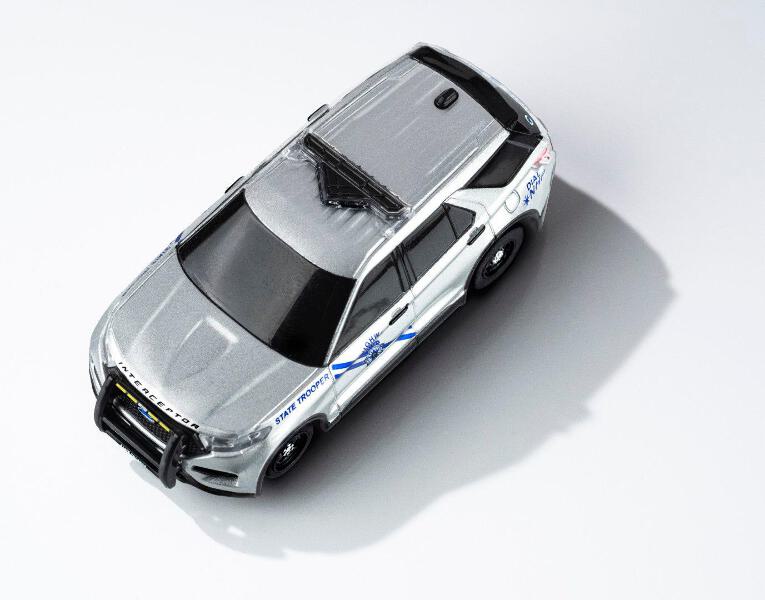AFX 22105 Police Interceptor State Trooper Flashing Lights HO Slot