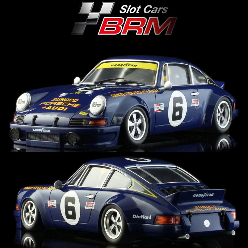 BRM Porsche 911 RSR Penske Racing Mark Donohue Daytona 1/24 Slot