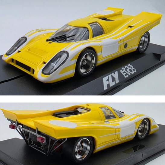 Fly Porsche 917K Yellow Scaleauto RACING EVO3 1/32 Slot Car