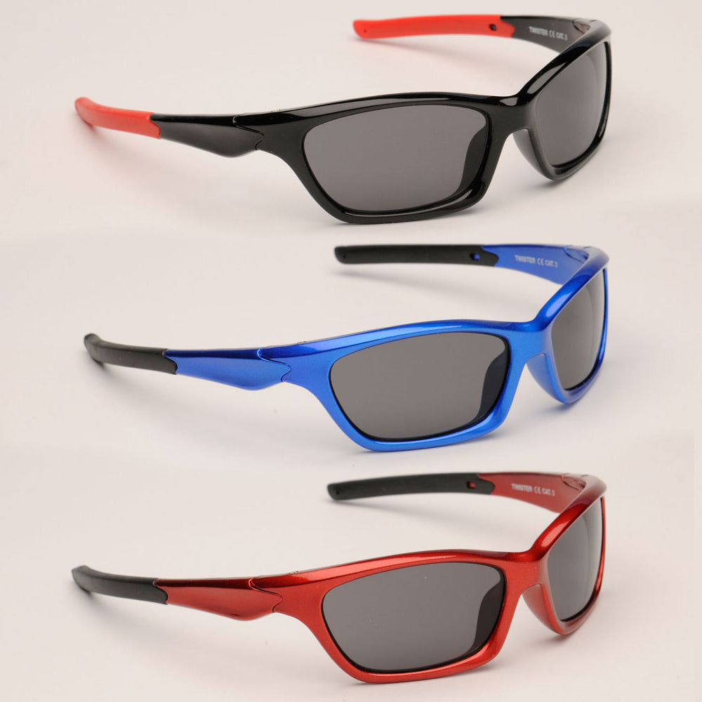 blue sports sunglasses
