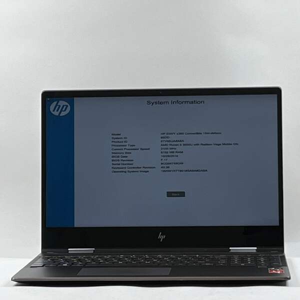 HP Envy x360 Convertible 15m-ds0011dx 15.6