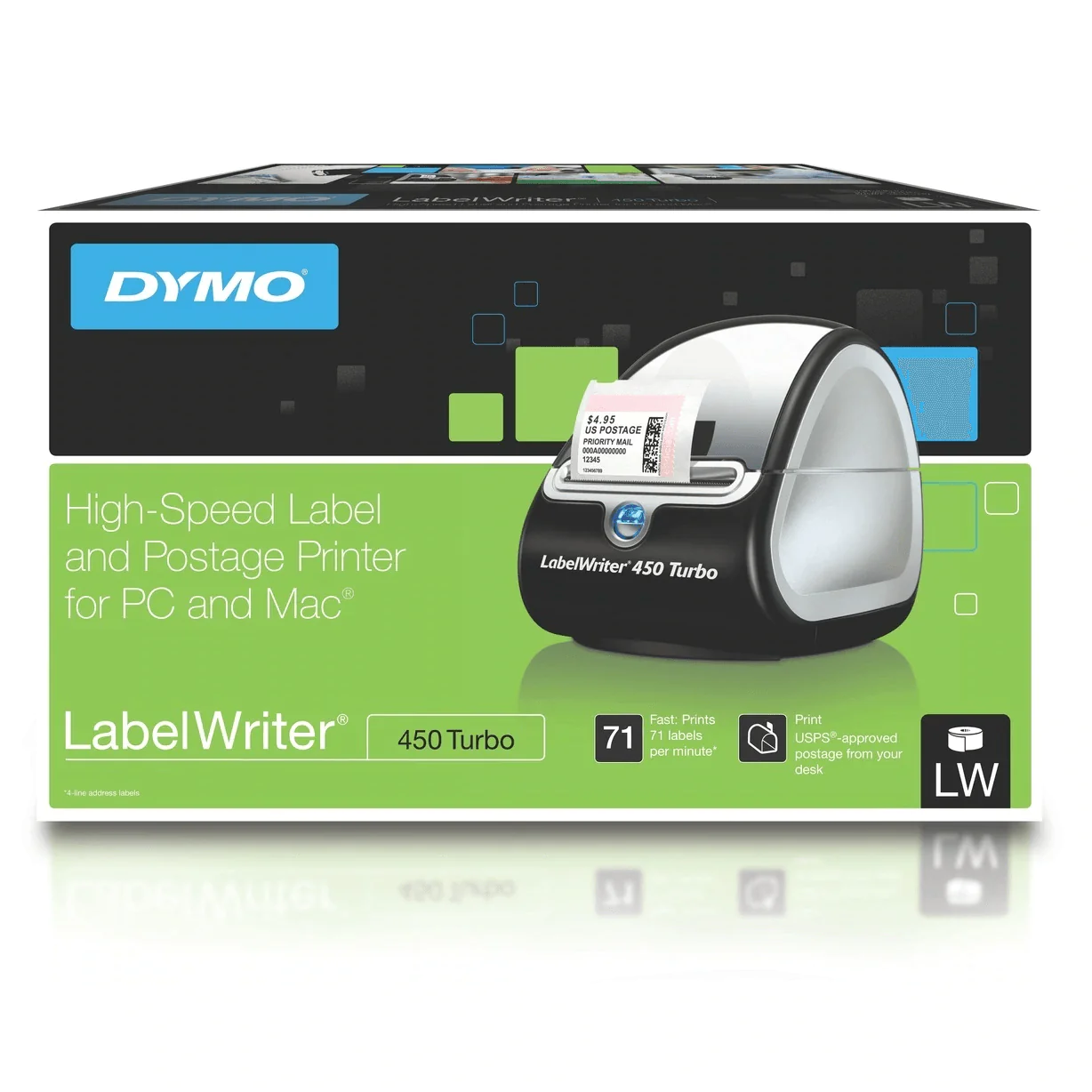 dymo stamps label writer 450 not turbo