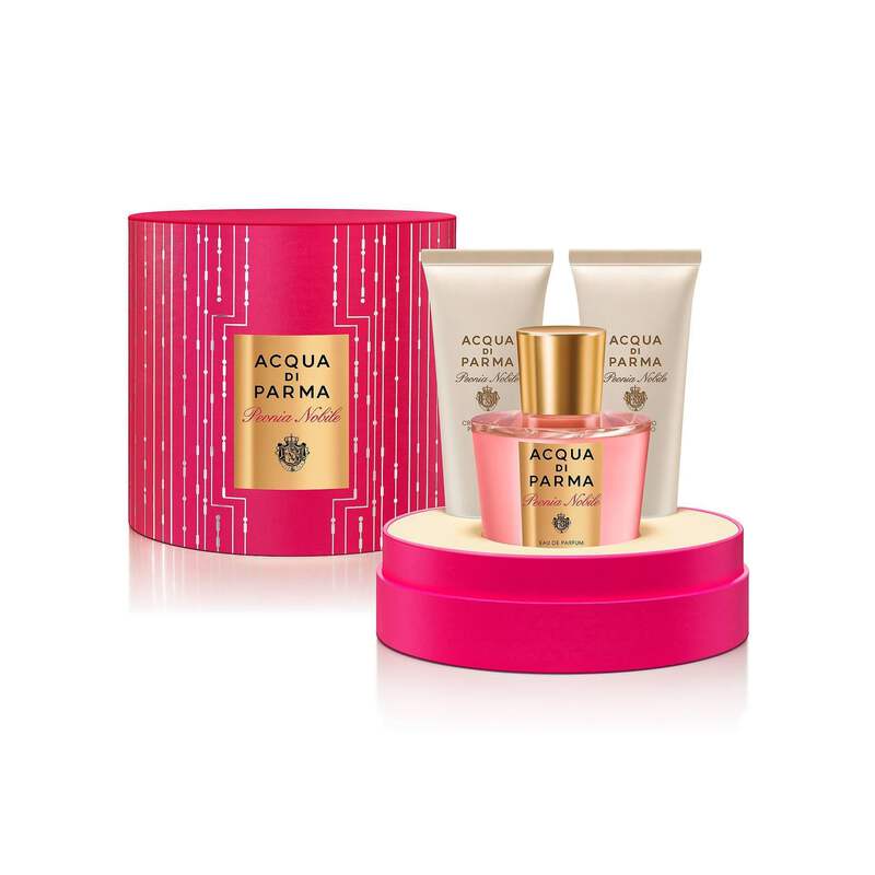 Acqua Di Parma Peonia Nobile Gift Set 100ml Edp 75g Body Cream 75ml Shower G Ebay