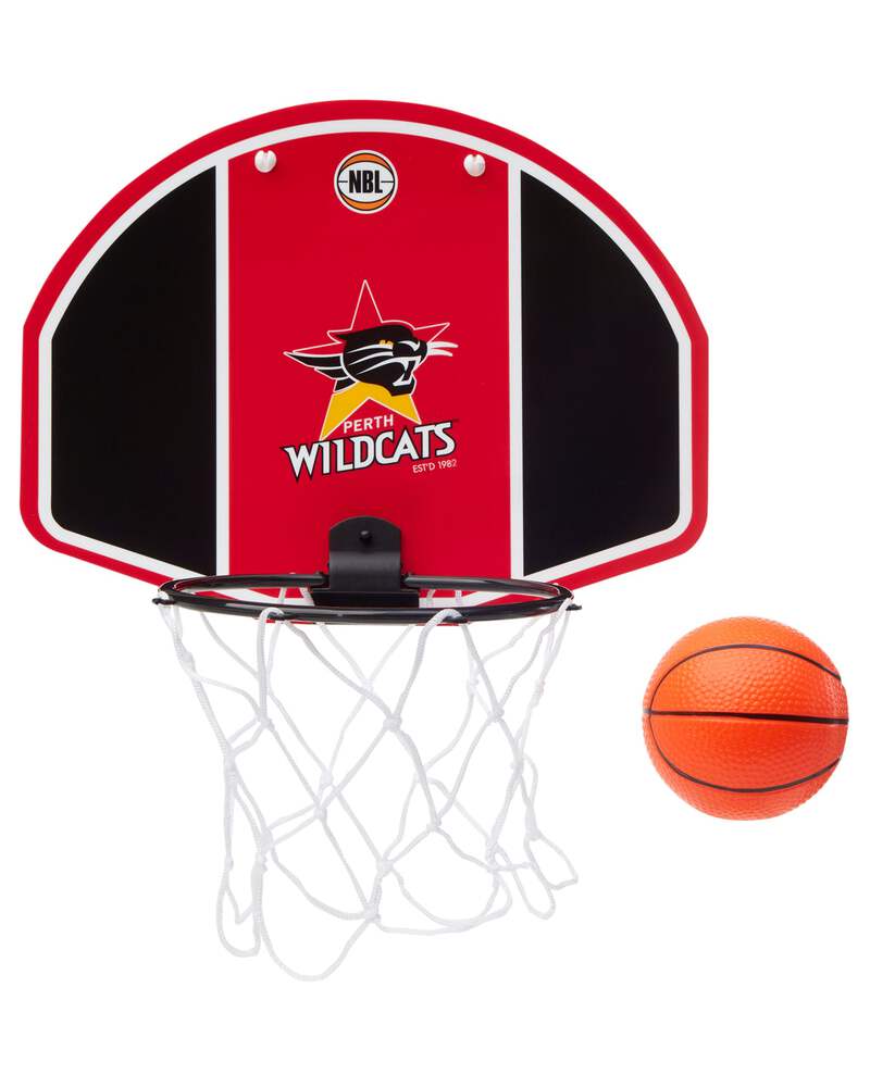 Perth Wildcats 19 20 Official Nbl Mini Basketball Backboard Ring