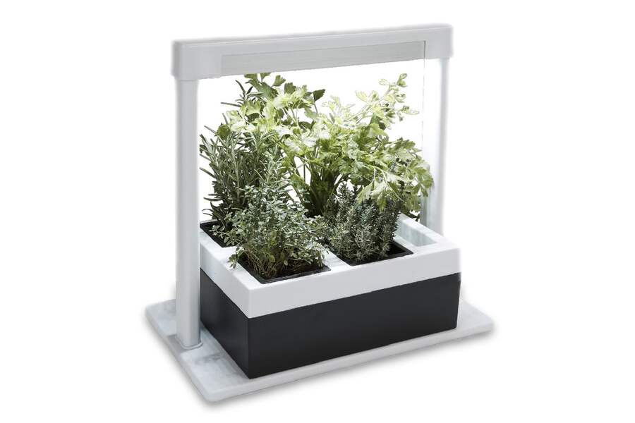 Greenlife Led Herb Lamp Kit With 4 Pot Hydroponic Growing Planter
