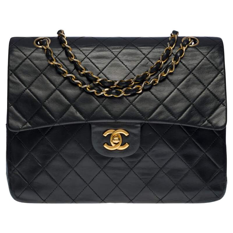 Chanel timeless outlet noir