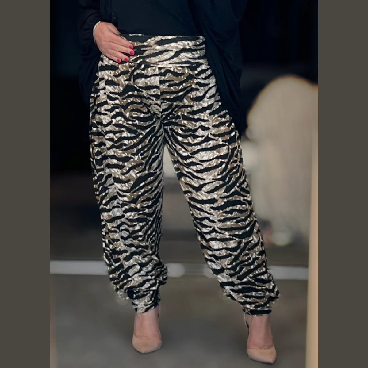 TİGERS TİGERSS women's seasonal tracksuit bottoms with pockets and elastic  waist and leg hems