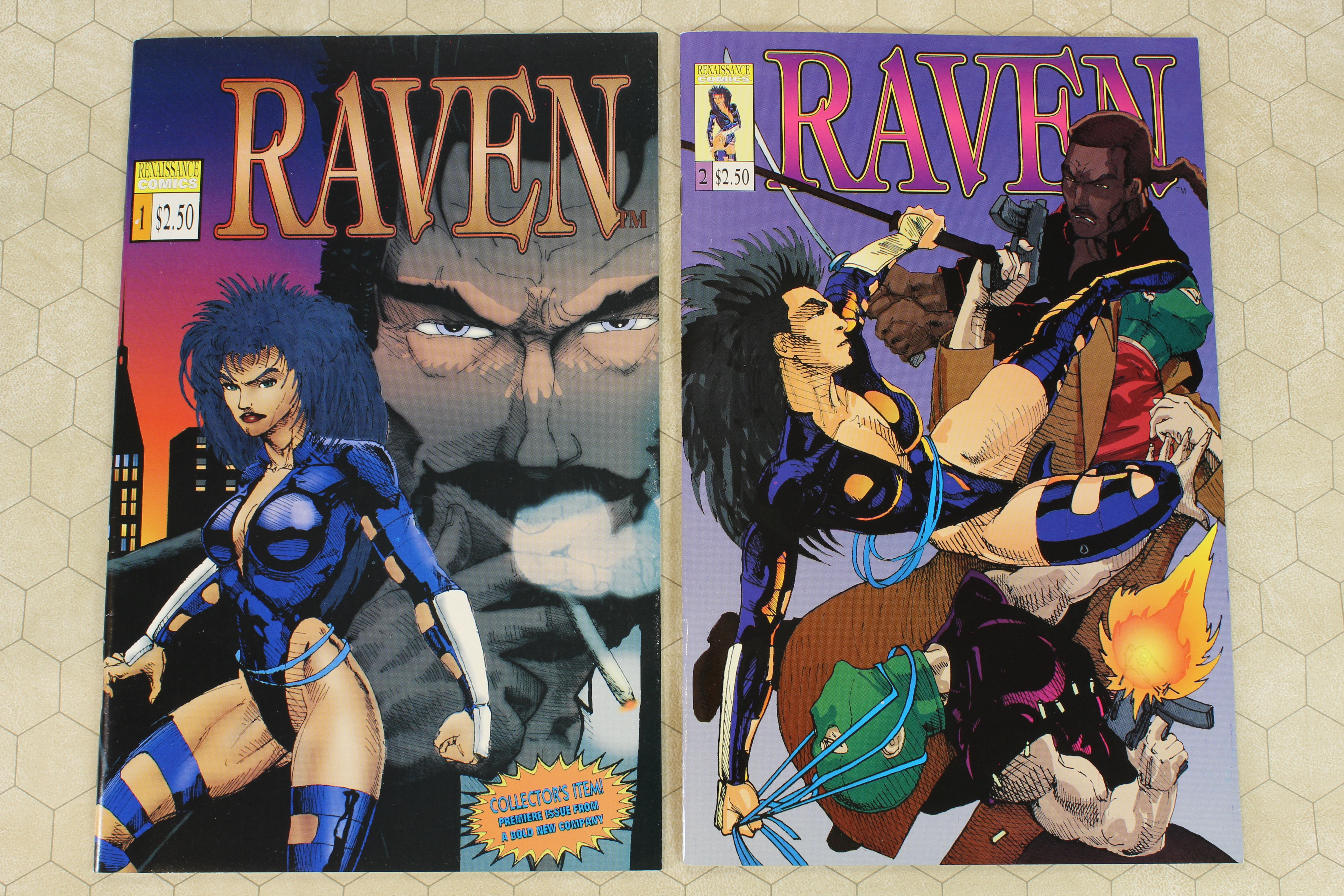 アメコミ・英語　3冊セット　レイブン　RAVEN RAVEN #1 - 2 (1993) NM- (Renaissance Press Comics lot) !! | eBay
