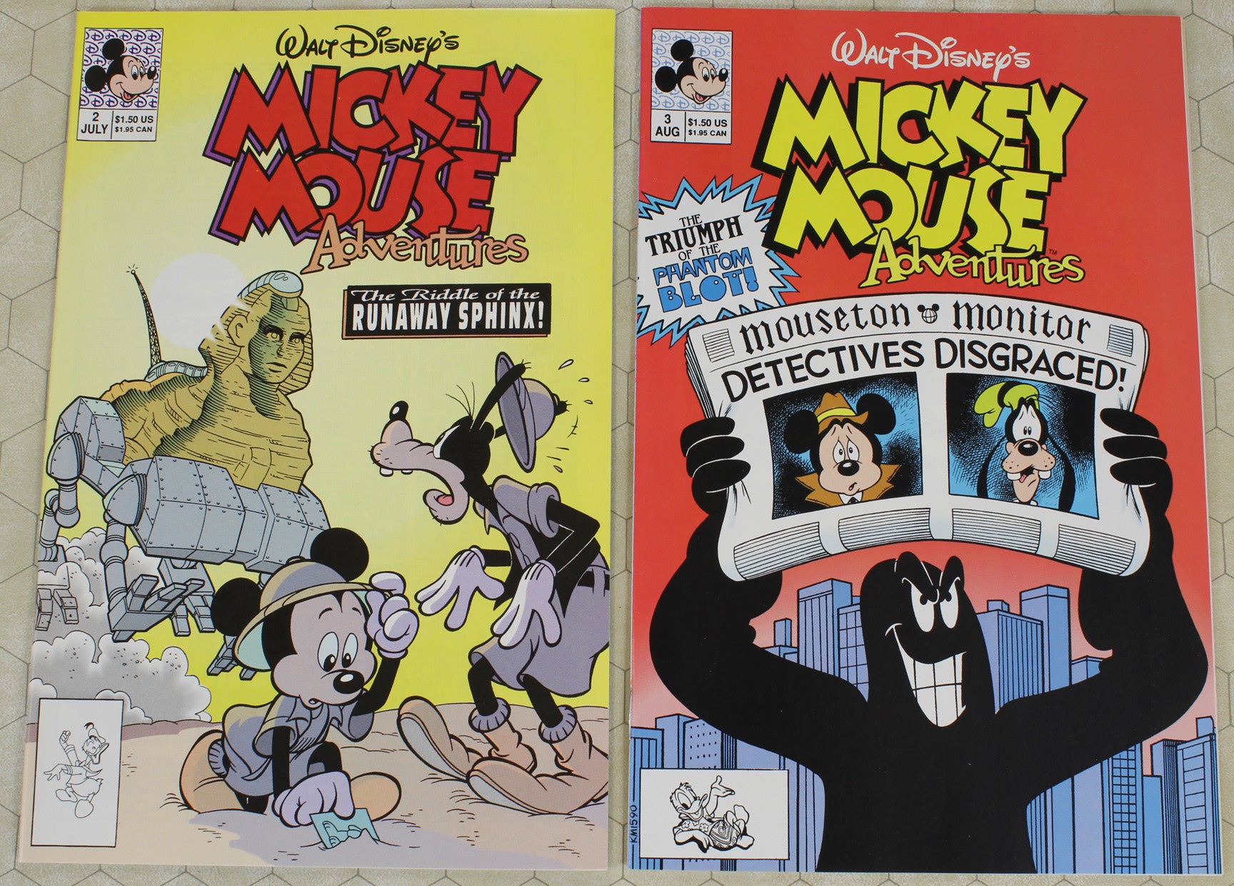 MICKEY MOUSE ADVENTURES Vol.1 set #1 - 13 (1990) NM (Disney Comics