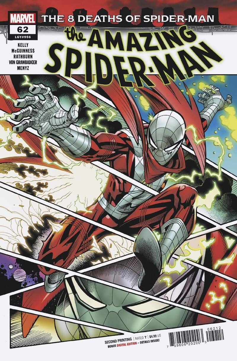 The Amazing Spider-Man 世界限定5000個 Amazing Spider-Man #62 Edition Mcguinness 2nd Print Variant (2025
