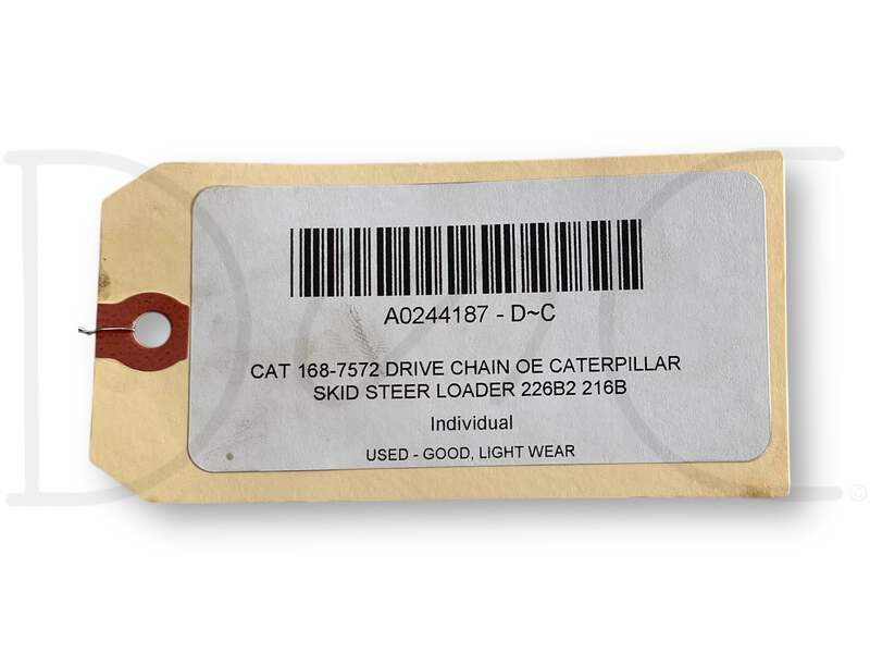 Cat 168-7572 Drive Chain OE Caterpillar Skid Steer Loader 226B2