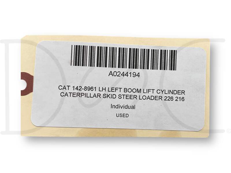 Cat 142-8961 LH Left Boom Lift Cylinder Caterpillar Skid Steer