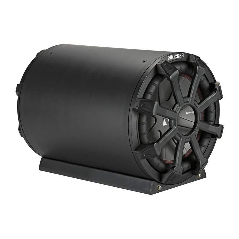 Kicker 46CWTB102 TB 10″ 2 Ohm Loaded Weatherproof Subwoofer Tube Enclosure 400w