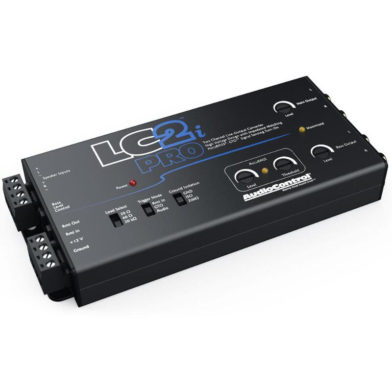 AudioControl LC2i Pro 2 Channel Active Line Out Converter accubass with ACR-1