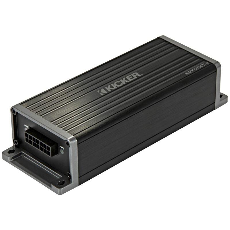 Kicker KEY200.4 Amp 4 Channel Full Range Car Smart Amplifier & DSP 4x50w