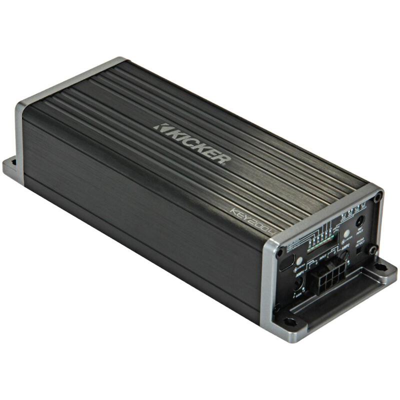 Kicker KEY200.4 Amp 4 Channel Full Range Car Smart Amplifier & DSP 4x50w